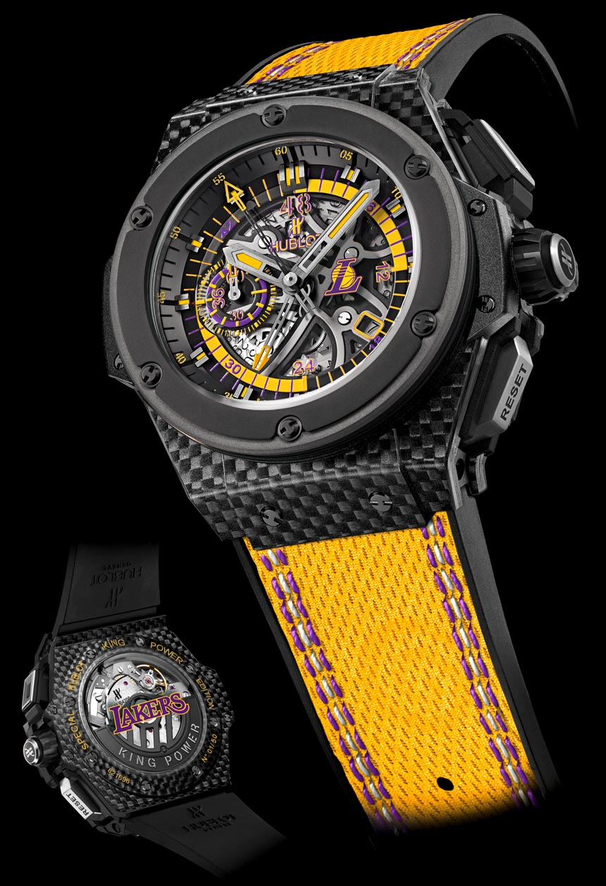 Hublot King Power Watches Los Angeles Lakers 748.QX.1199.NR.LAK14 for sale